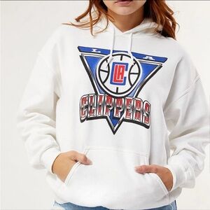 Junk Food Clothing White LA Clippers Hoodie